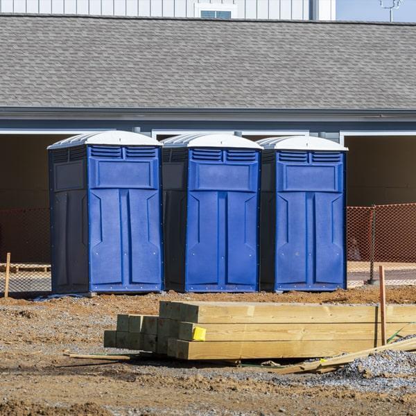 Heavy-duty construction site porta potty in Central, South Carolina